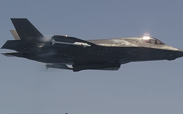 AIM-120 Weapon Separation Test from an F-35B Multi-role Short Takeoff and Vertical Landing (STOVL) Aircraft