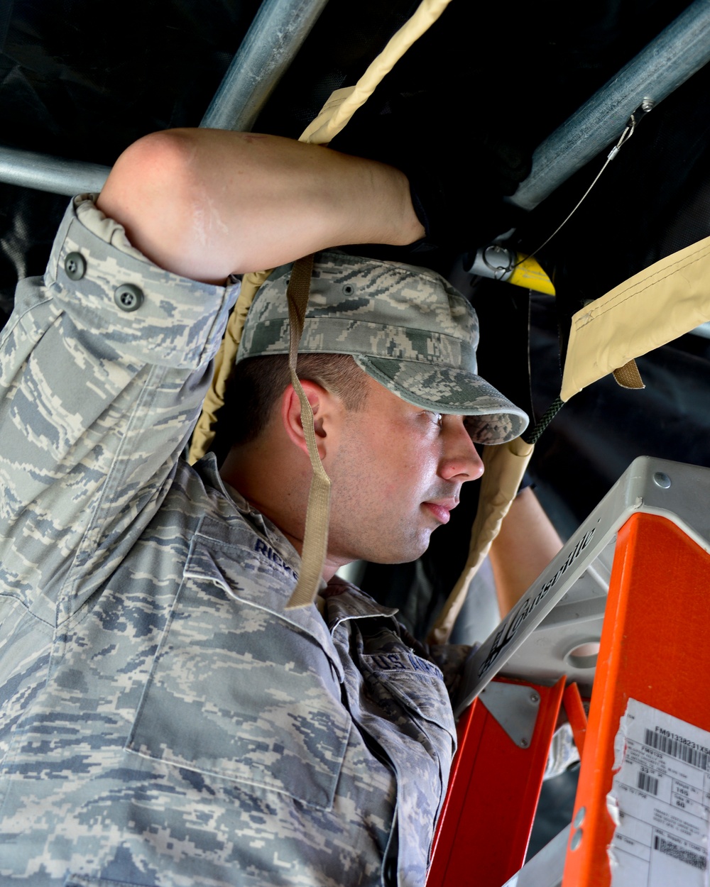Setting up a field hospital