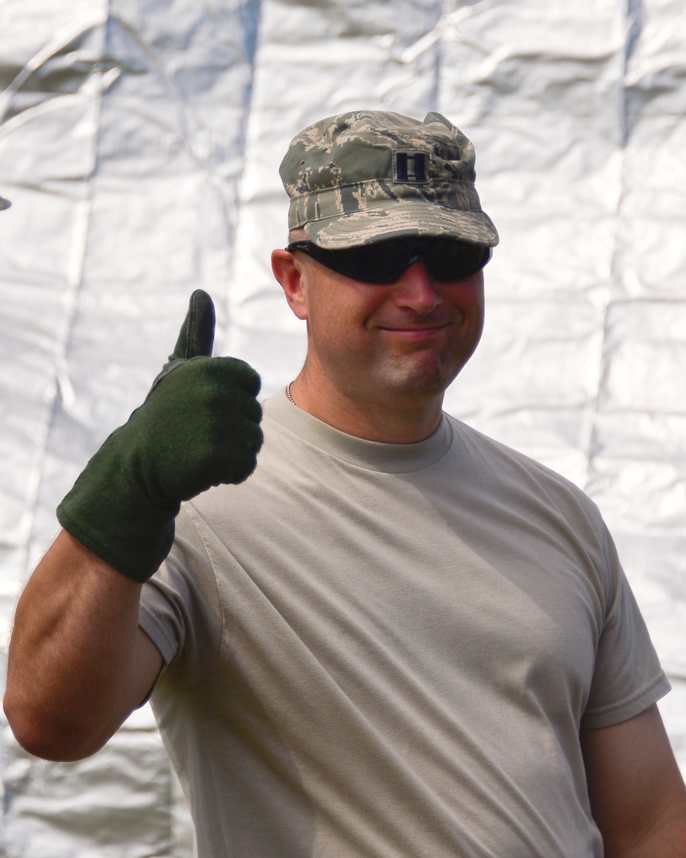 Setting up a field hospital