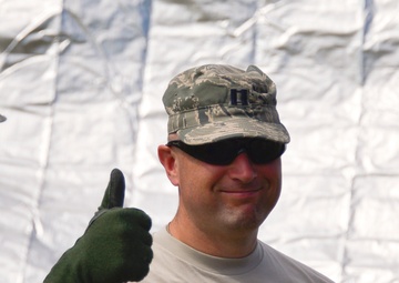 Setting up a field hospital