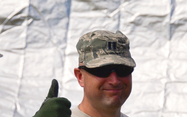 Setting up a field hospital