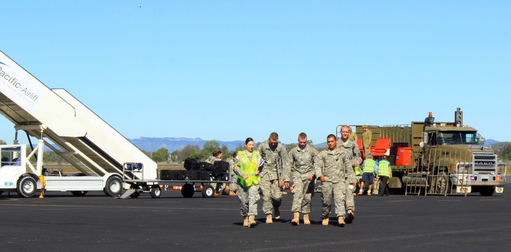 Guardsmen contribute to theater gateway operations for biennial training exercise
