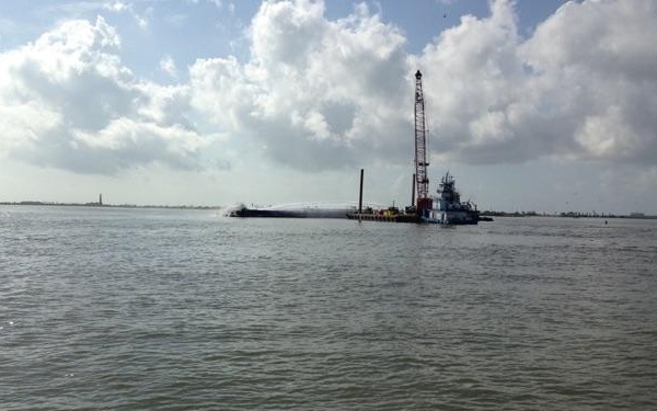 Coast Guard responds to barge collision
