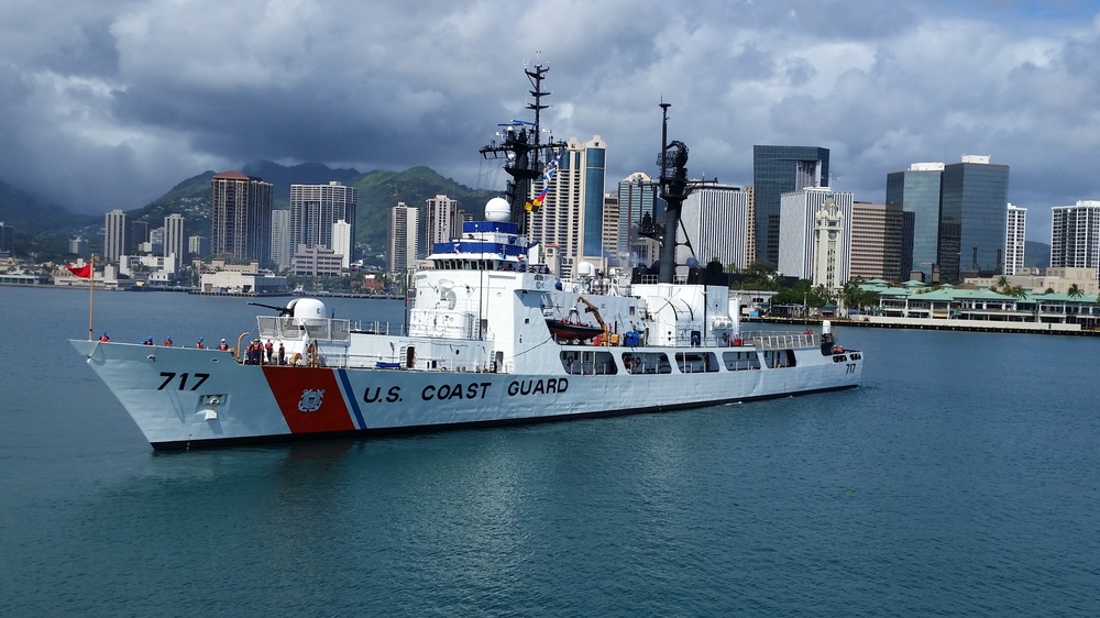 CGC Mellon returns to Seattle following North Pacific fisheries patrol