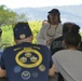 Sailors assist in a cleanup at the ancient fishpond, Loko Pa’aiau, on Oahu