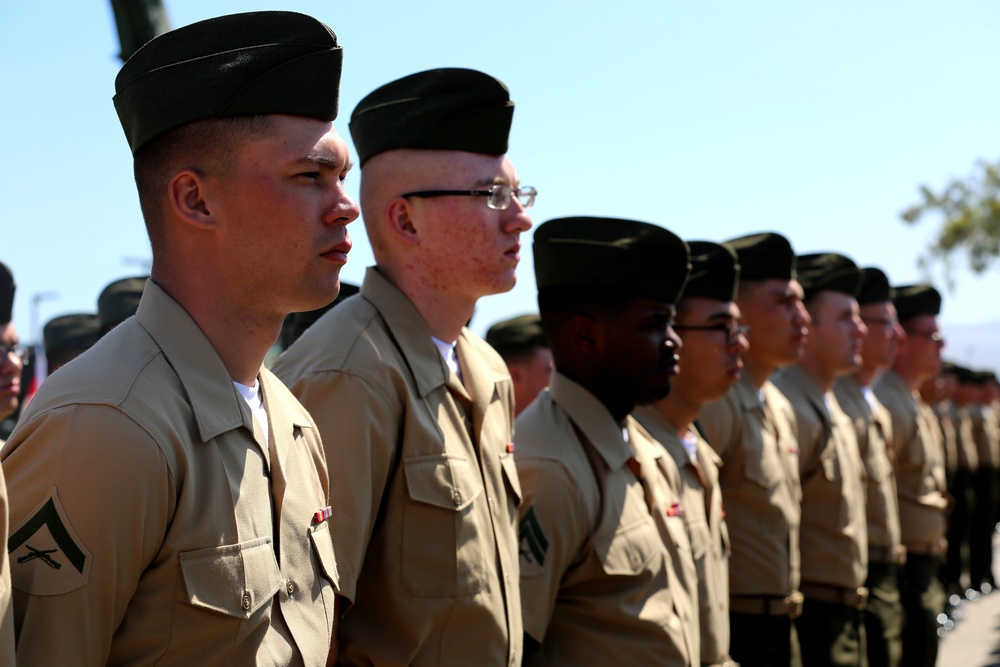 Marines and Sailors from 2/4 host award ceremony