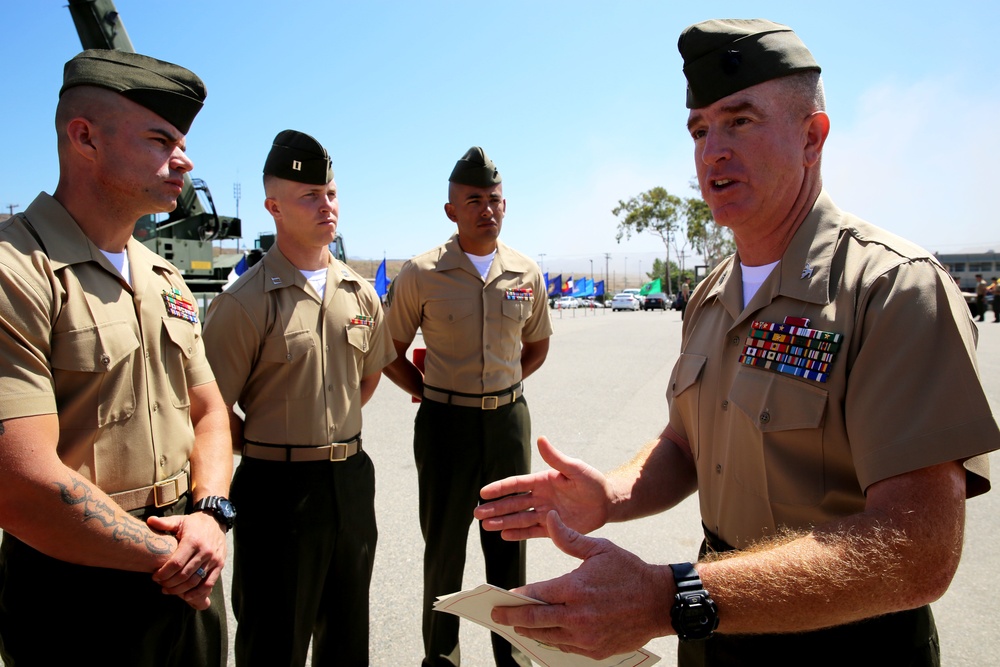Marines and Sailors from 2/4 host award ceremony