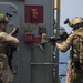 Force Recon Marines practice taking over ships at sea