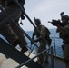 Force Recon Marines practice taking over ships at sea