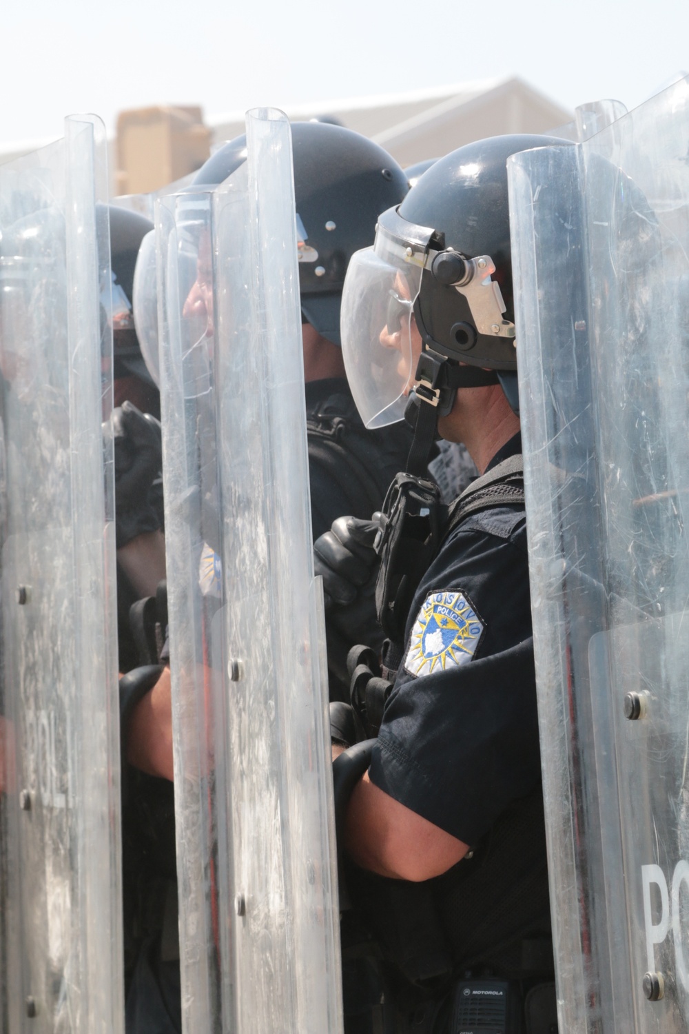 Multinational forces work together to bring a safe and secure environment to Kosovo