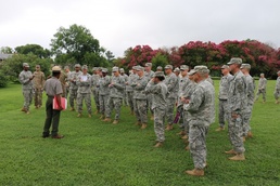 Virginia Guard leaders learn about logistics during the siege of Petersburg