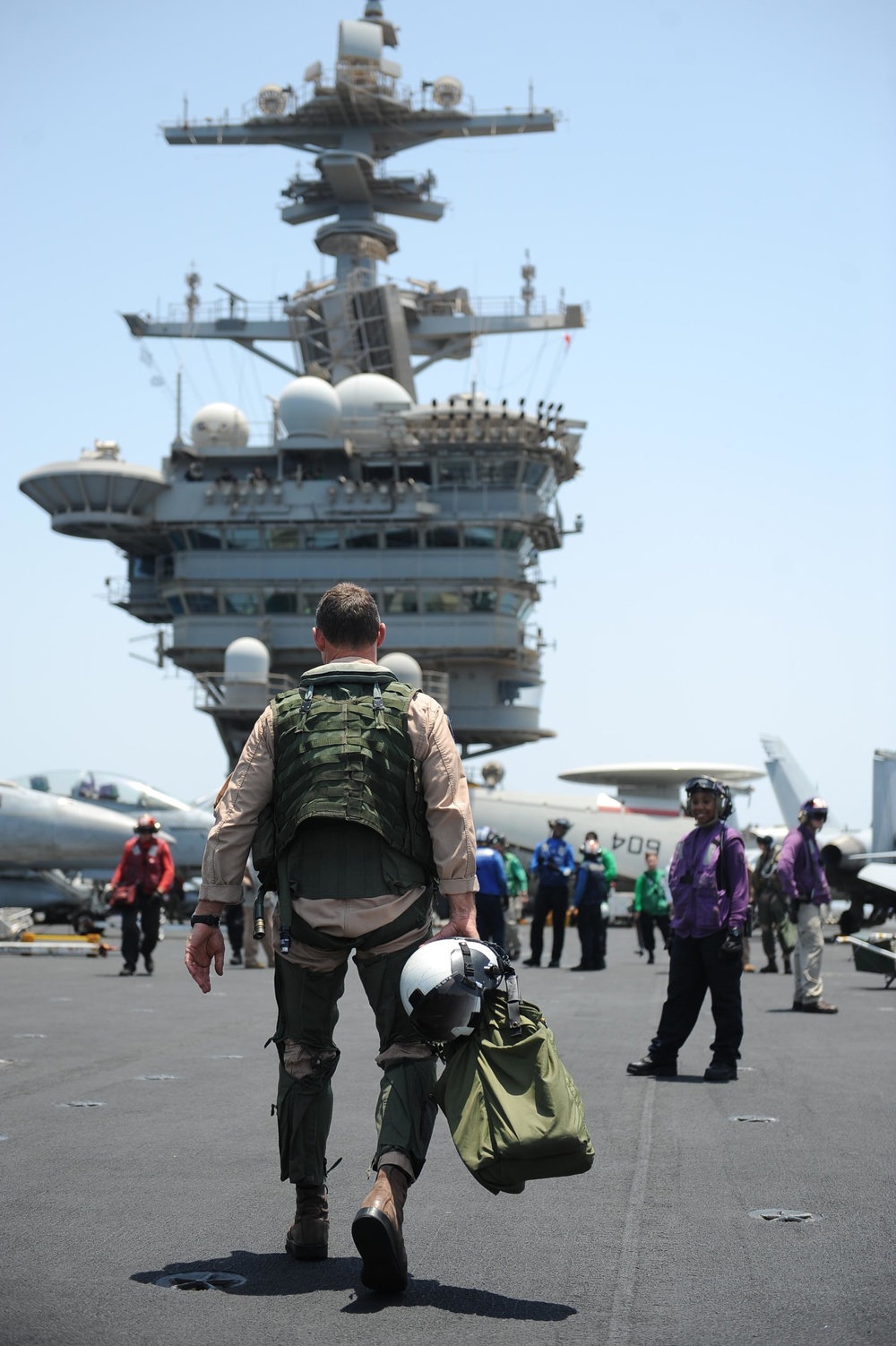 USS Theodore Roosevelt action