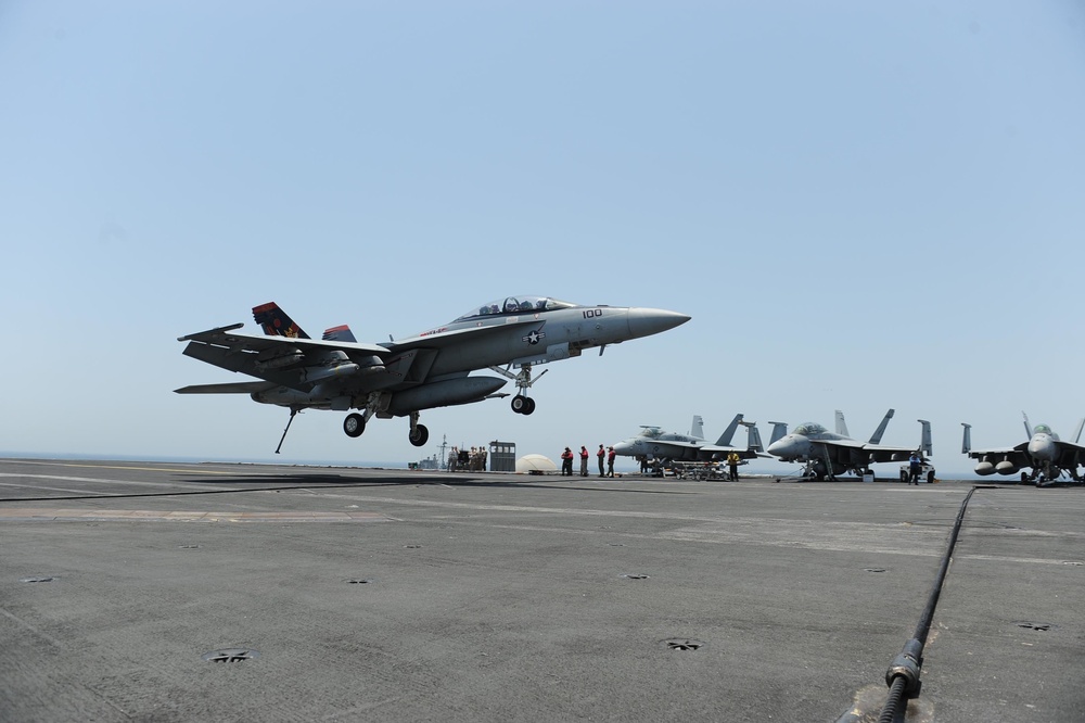 USS Theodore Roosevelt action