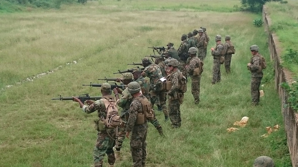 Brilliance in the Basics: US Marines, Ghanaian Soldiers refine infantry skills