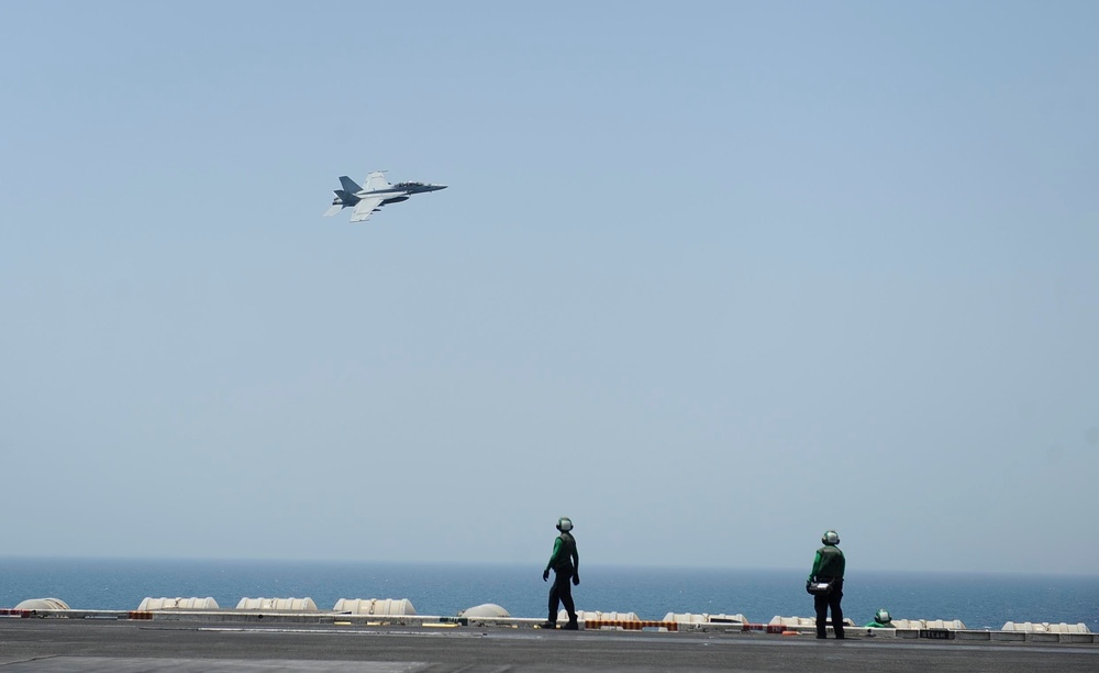 USS Theodore Roosevelt action