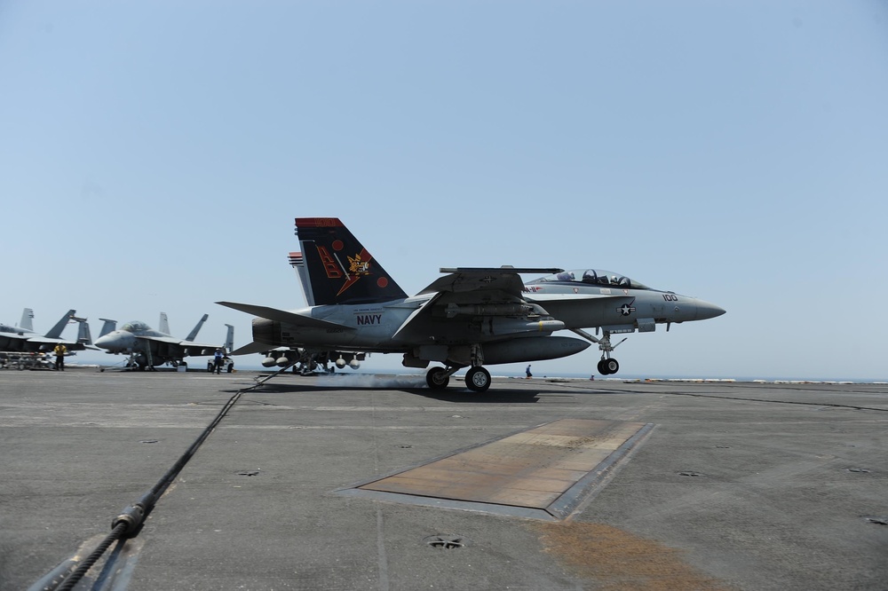 USS Theodore Roosevelt action