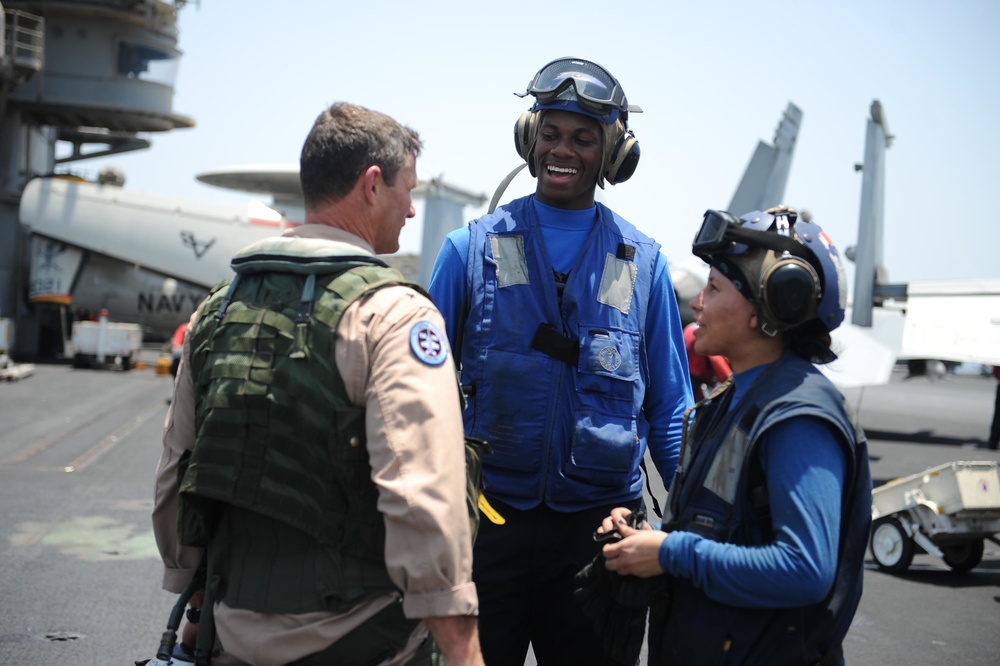 USS Theodore Roosevelt action