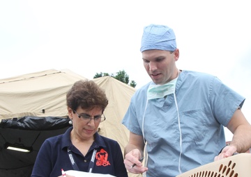 Reservists provide veterinary services at no cost to the community at Greater Chenango Cares IRT in Norwich, NY