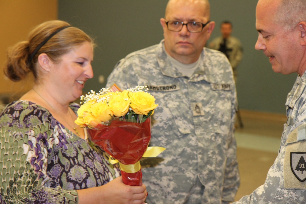 Master Sgt. Patrick Armstrong retires