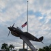 The Ensign is Flown Half-Staff Throughout JBPHH