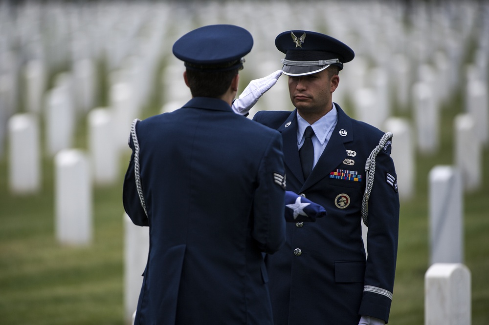 106th Rescue Wing Honor Guard at Calverton National Cemetery