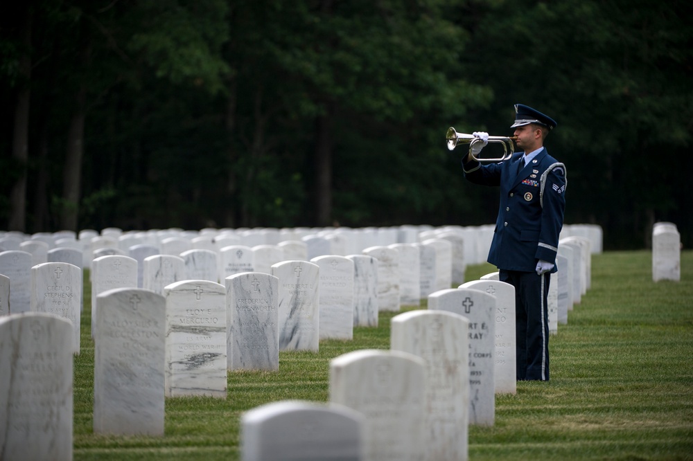 106th Rescue Wing Honor Guard at Calverton National Cemetery