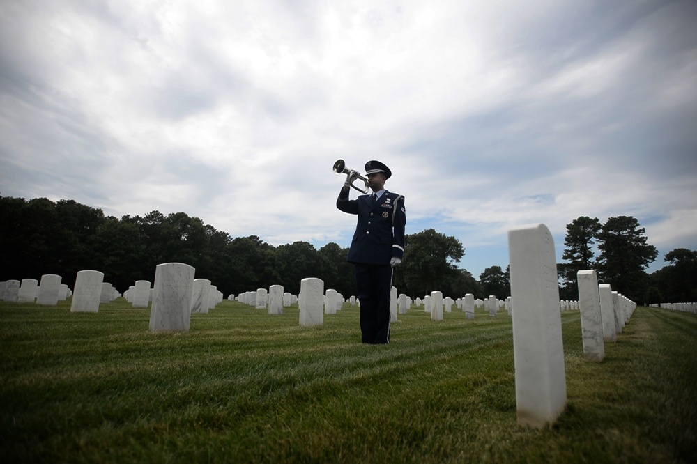 106th Rescue Wing Honor Guard at Calverton National Cemetery