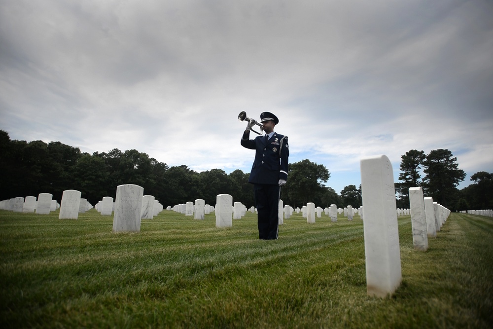 106th Rescue Wing Honor Guard at Calverton National Cemetery