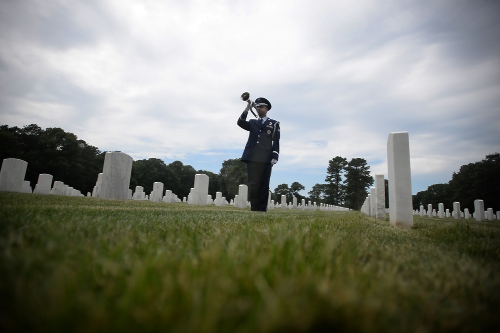 106th Rescue Wing Honor Guard at Calverton National Cemetery