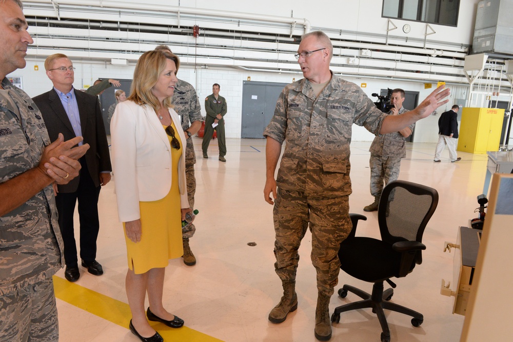 Secretary of the Air Force visits 119th Wing in Fargo