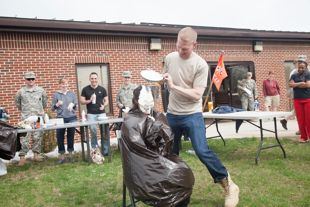 55th Signal Company FRG Pie in the Face