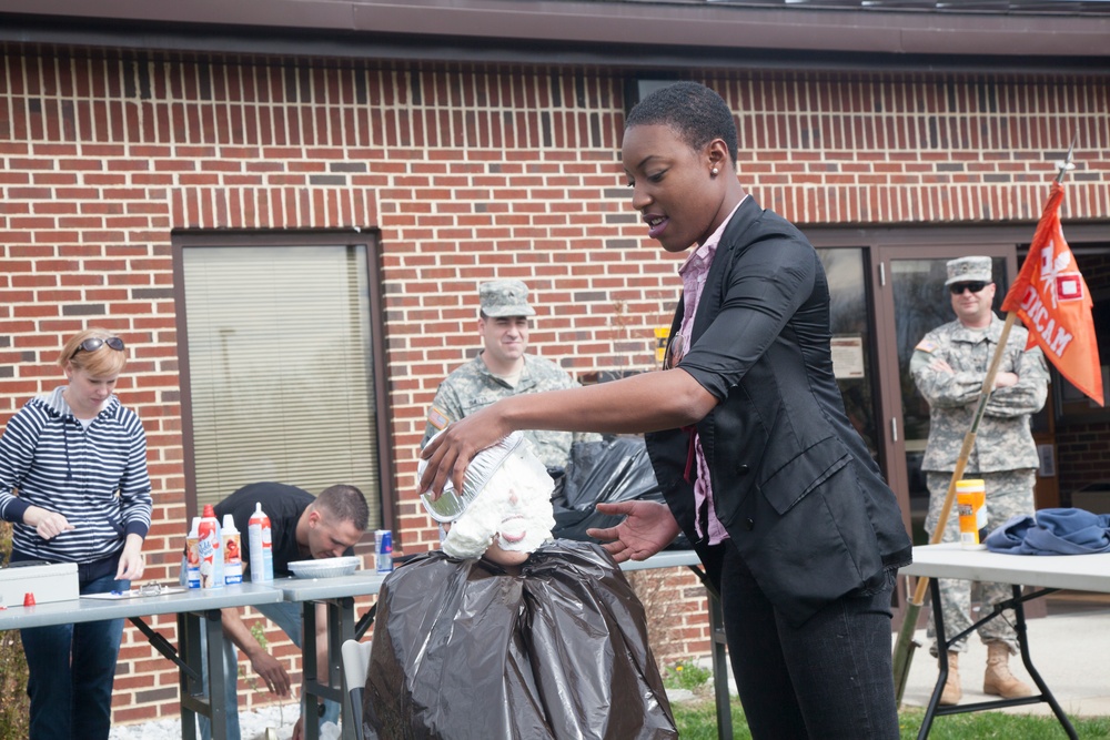 55th Signal Company FRG Pie in the Face