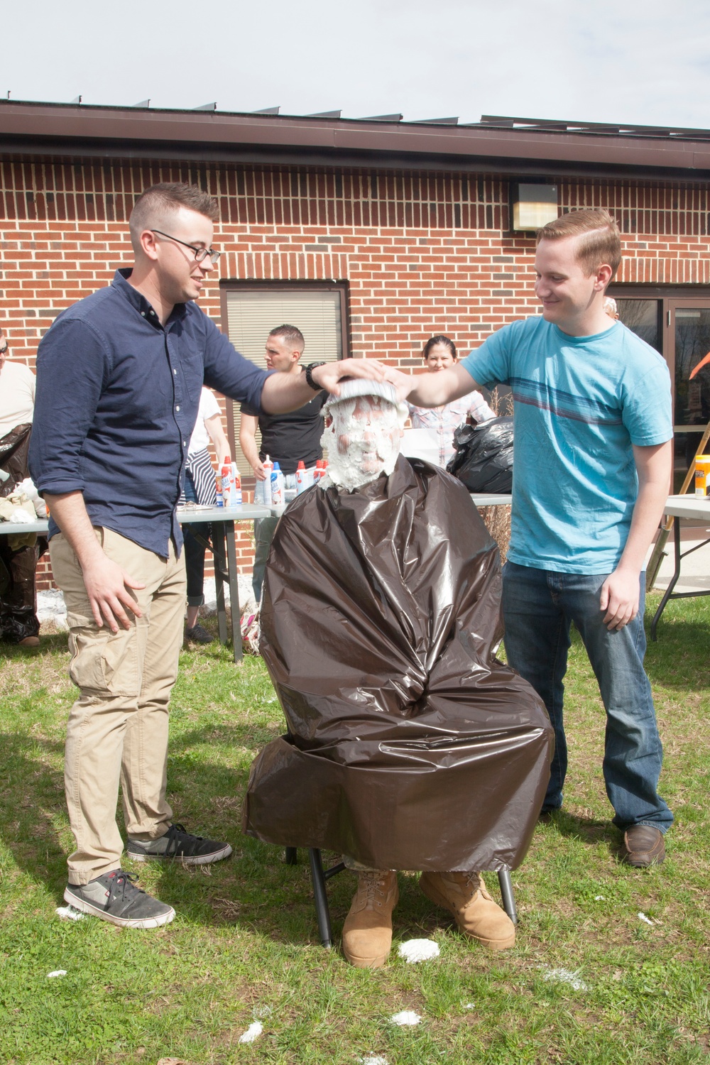 55th Signal Company FRG Pie in the Face