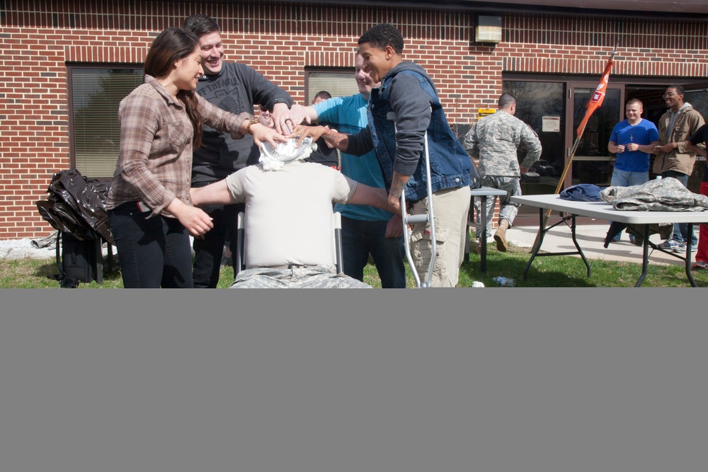 55th Signal Company FRG Pie in the Face