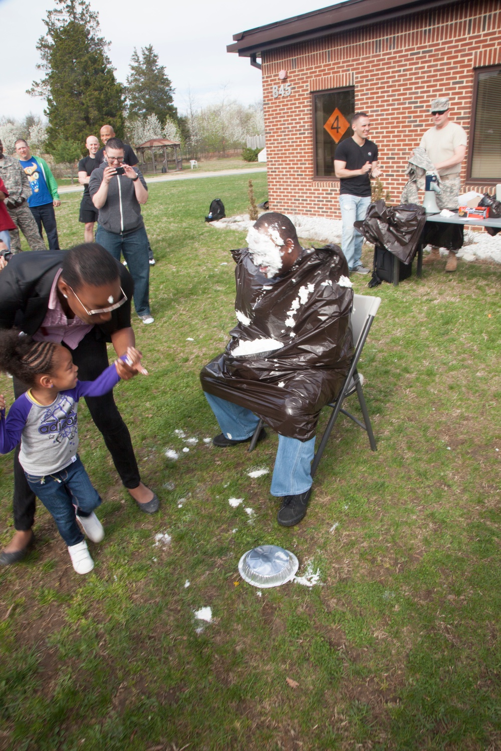 55th Signal Company FRG Pie in the Face