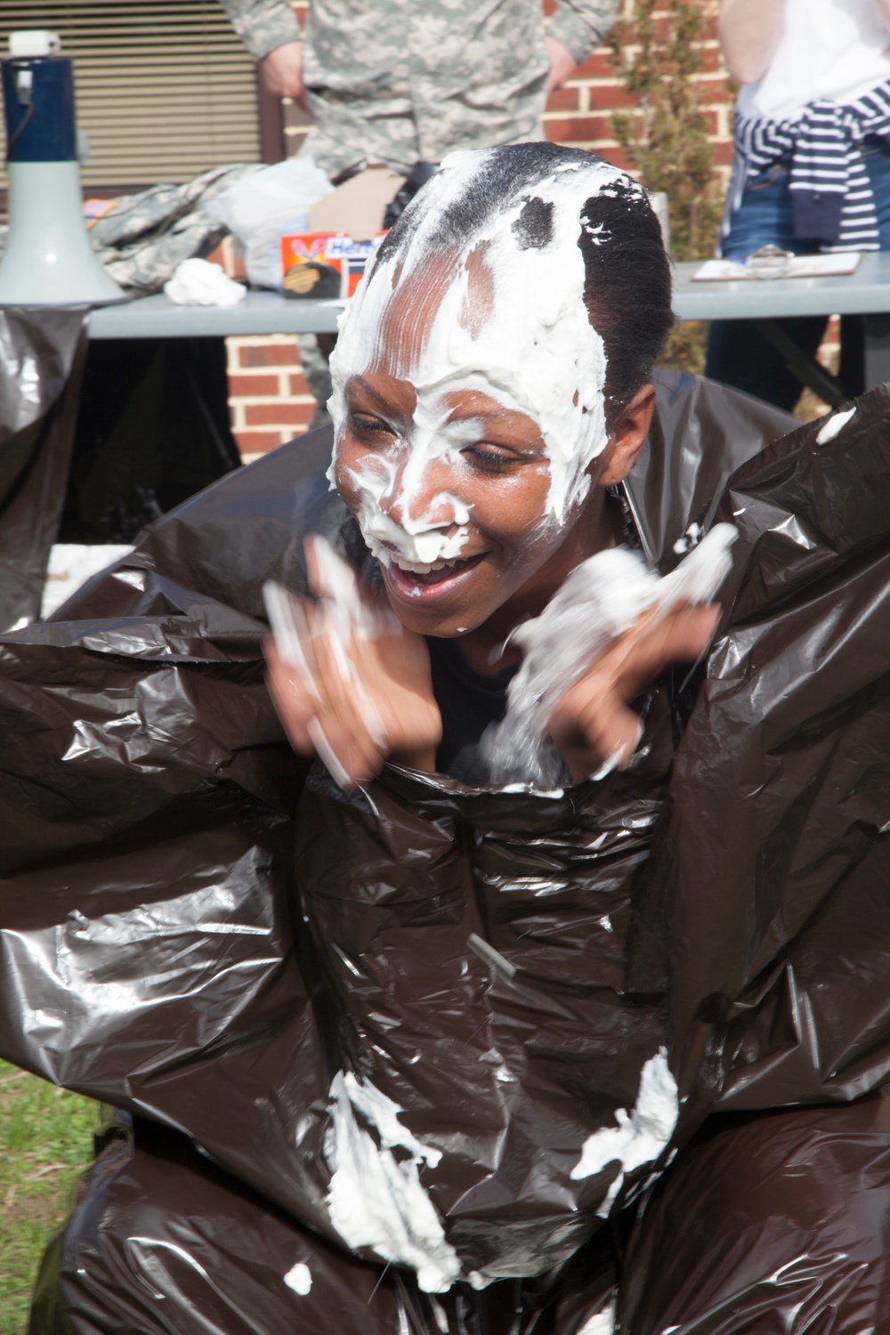 55th Signal Company FRG Pie in the Face