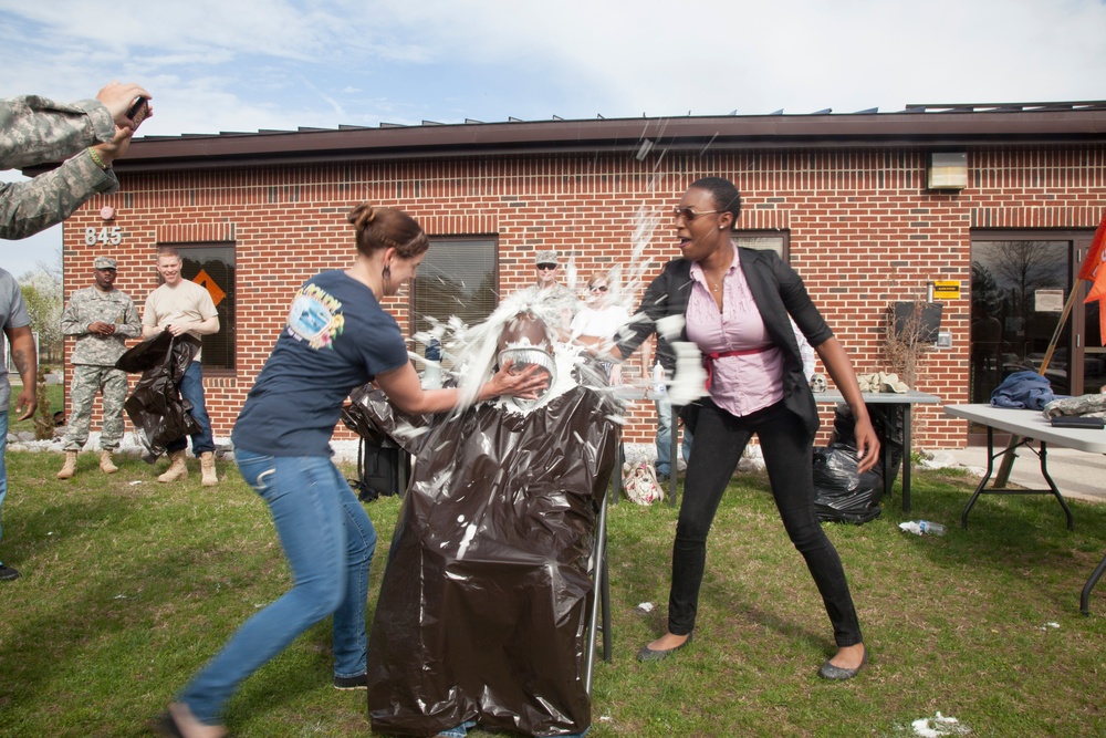 55th Signal Company FRG Pie in the Face