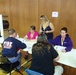 Volunteers check-in patients during IRT mission in Norwich, NY