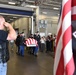 Army Reserve soldiers conduct a plane-side honor for fallen soldier
