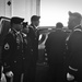 Army Reserve soldiers conduct a plane-side honor for fallen soldier