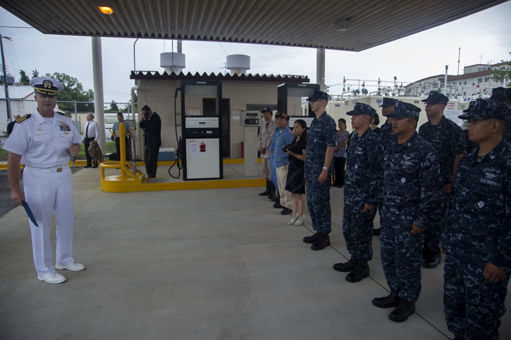 Naval Air Facility Atsugi gas station re-opening