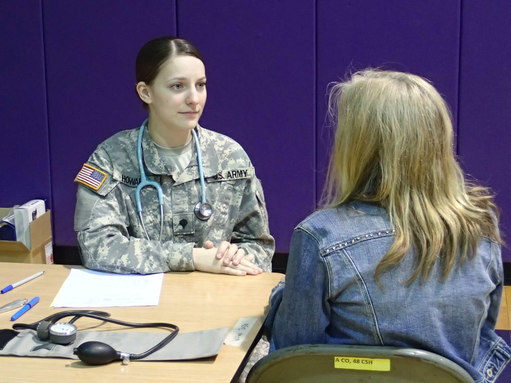 Army Reserve medic provides support during Greater Chenango Cares IRT