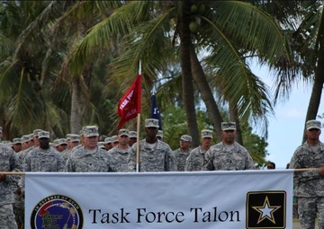 Task Force Talon Soldiers honor veterans during Guam Liberation Day Parade