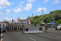 Task Force Talon Soldiers honor veterans during Guam Liberation Day Parade