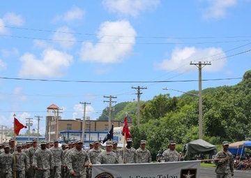 Task Force Talon Soldiers honor veterans during Guam Liberation Day Parade