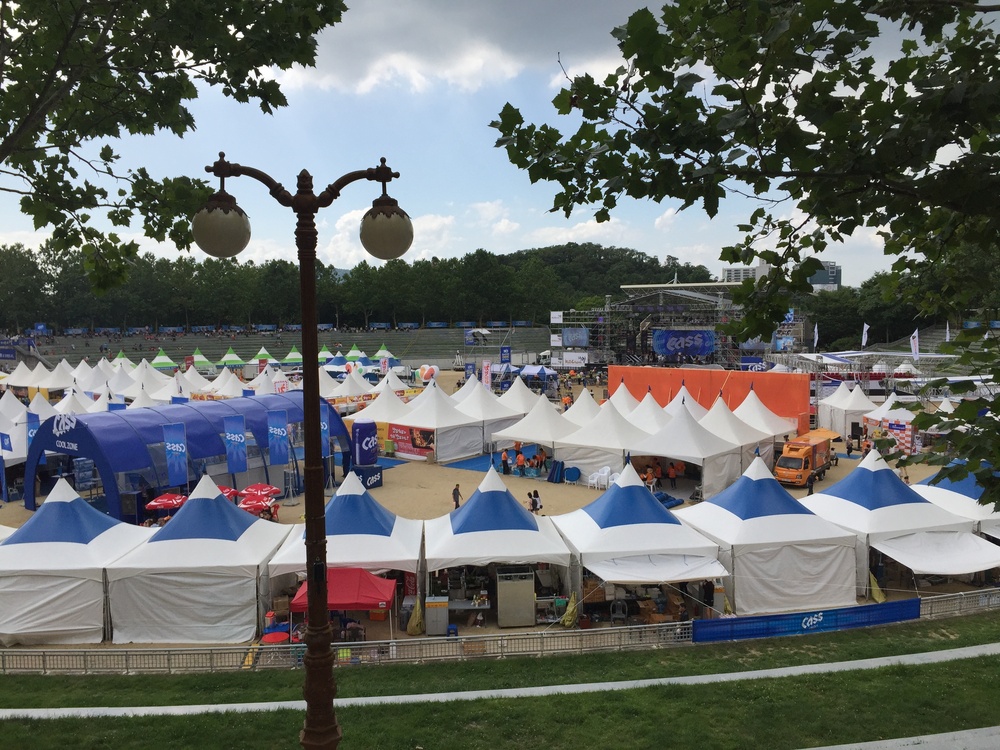 2015 Chimac Festival setup