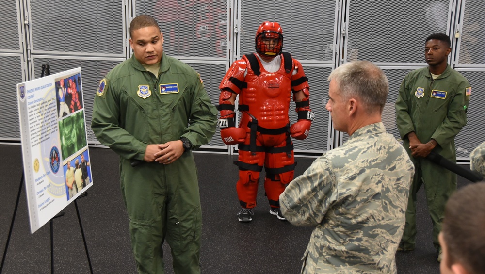 Maj. Gen. Jay Silveria visit to Joint Base McGuire-Dix-Lakehurst
