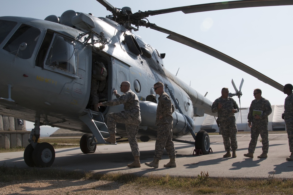 KFOR’s Space Cowboys from Croatia take flight over Kosovo