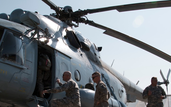 KFOR’s Space Cowboys from Croatia take flight over Kosovo