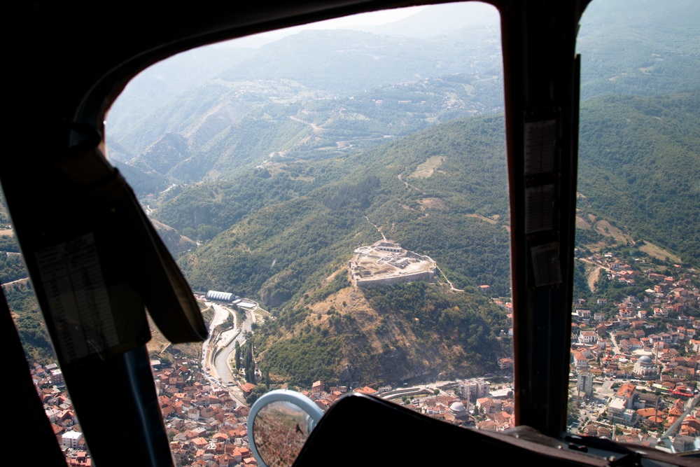 KFOR’s Space Cowboys from Croatia take flight over Kosovo